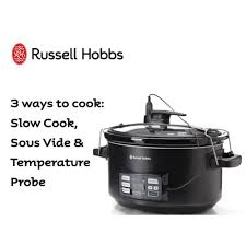 You just need to make sure you don't put. Sous Vide Slow Cooker Russell Hobbs Australia