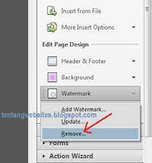 Logo watermark biasanya digunakan untuk menunjukkan data yang dimaksud dalam file pdf dan untuk. Cara Menghilangkan Watermark Pada File Pdf Komputer Dan Blog