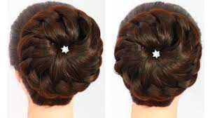 A dreamy appearance of a woman comes with outfit, hairstyle and accessories. Latest Wedding Juda Hairstyle For Gown Lehnga Western Dresses Party Wedding Guest Hairstyles Youtube