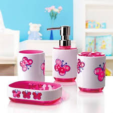 Choose contactless pickup or delivery today. Immanuel Kid S 4 Piece Butterfly Bathroom Accessory Set Color Kids Bathroom Accessories Bathroom Decor Sets Kids Bathroom Sets