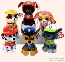 Paw Patrol Beanie Babies Paw Patrol Beanie Boos Ty Beanie Boos