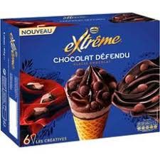 Extreme Extreme Chocolat Defendu Cone Glace Au Chocolat Et Truffes X6 414g 6 Pieces 414g Pas Cher A Prix Auchan