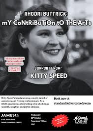 Prepare for an evening of eccentric hilarity at the James Street Tavern in  Oxford. 🎟️Booking link BELOW 👇 This one-night-only performance promises a  whirlwind of sarcasm, silliness, and sharp observations all delivered