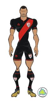Black and gold go really. Atletico Go