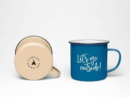 Enamel Mugs 01 Free Psd Mockup Free Mockup Mockup Free Psd Mugs Mockup Psd