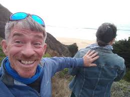 This cliff was at least 200'. Who can push her off? She's alive and sitting  next to me!