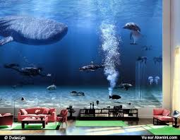 Papier Peint Photo Mural Fond De L Ocean En 2020 Maison De Bill Gates Papier Peint Photo Maisons De People