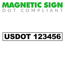Dot applies only to production models snell issues a new certification standard every 5 years. Us Dot Number Magnetic Sign Set Of 2 Usdot Number Stickers