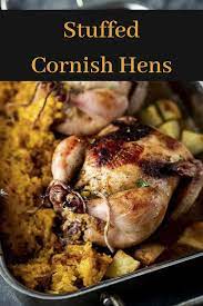 Stuffed Cornish Hen Recipe Recipe Cornish Hen Recipe Recipes Cornish Hens