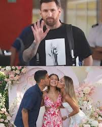 Leo Messi at the birthday party of Luis Suárez's daughter ❤️✨ A beautiful reunion of friendship as Messi enjoys quality time with family and close friends during his holiday break. 😍 –