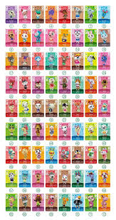Animal Crossing Amiibo Card 72 Pcs In 2020 Animal Crossing Animal Crossing Amiibo Cards Animal Crossing Welcome Amiibo