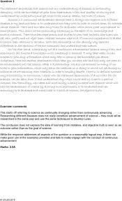 Biomedical Admissions Test Bmat Section 3 Sample Responses With Examiner Comments Pdf Free Download