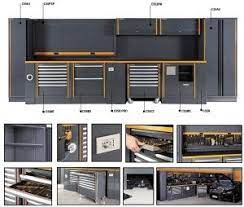 Combinazione Completa Arredo Officina Racing System Rsc55 Beta C55 Ferramenta Carozzi Garage Furniture Garage Design Garage Workshop