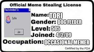 Meme Stealing License Memes Youre Invited Invitations