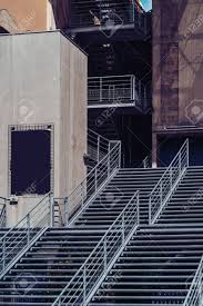 Maybe you would like to learn more about one of these? Modern Design Metal Staircase Outdoor Metal Staircase Stock Photo Picture And Royalty Free Image Image 125261696