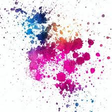 Kleurrijke Verf Splatter Op Witte Achtergrond Black Background Painting Paint Splatter Tattoo Vector Background Pattern