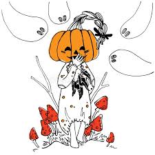 Dawn / september 26, 2015. Pumpkin Head Stock Vector Illustration Of Line Happy 124592187