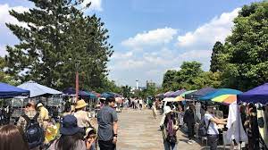 京都 梅小路公園手作市集 梅小路公園手づくり市 每月的第一個週六 japan travel kyoto dolores park