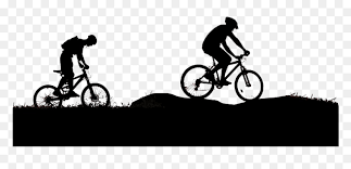 See mountain biker silhouette stock video clips. Silhouette Mountain Bike Png Pic Vector Mountain Biker Silhouette Transparent Png Vhv