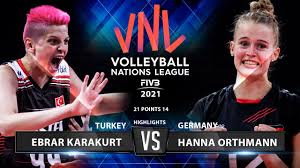 Eğitimde eşitlik sağlamaya çalışan karakurt'un hedefi gençlerin, sporun ötesinde. Ebrar Karakurt Vs Hanna Orthmann Turkey Vs Germany Vnl 2021 Hd Youtube