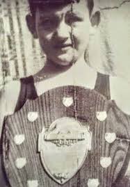 GEORGE STEWART (No relation of Merilyn's) Boxing tent at the Gnowangerup  Show... Born 1918 Died 2009 Some history: Educated in East Perth at a  Convent and later at Christian Brothers, he was