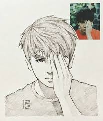 Paling Keren 30 Gambar Sketsa Wajah Kartun Jepang Pria Indonesia Ini Ubah 10 Foto Orang Jadi Kartun Hasilnya Download Di 2020 Sketsa Cara Menggambar Gambar Anime