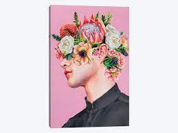 As featured by buzzfeed, mashable, popsugar, better homes & gardens, and more! Flower Face Ii Art Print By Oleksandr Balbyshev Icanvas