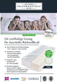 100 % made in germany frankenstolz macht's möglich! Matratzen Aus Breathair Dem Recycelbaren 3d Strukturmaterial Von Php Fibers Services Und Flachen Fur Industrieunternehmen Mainsite