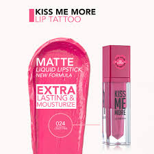 Flormar New Kiss Me More Lip Tattoo -24 Crazy Pink