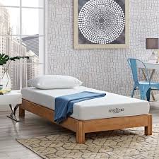Some people place pillows on them. Modway Aveline 6 Narrow Twin Mattress In White Walmart Com Walmart Com