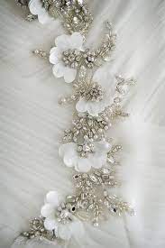 Wedding Dress Detail Www Brillpix Com Bead Embroidery Patterns Embroidery Fashion Couture Embroidery