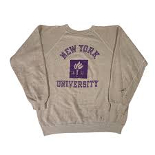 Vintage Champion Blue Bar New York University Raglan Sweatshirt Jointcustodydc