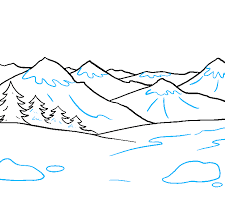 How To Draw Mountains Really Easy Drawing Tutorial Mountain Drawing Drawing Tutorial Easy Drawing Tutorial