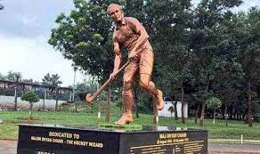 Statue of major dhyan chand at mdc national stadium this is not a game of hockey, but magic. Major Dhyan Chand The Magician Of Hockey Bagged Three Olympic Gold For India Global Tribune
