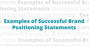 Positioning refers to the place that a brand occupies in the minds of the customers and how it is distinguished from the products of the competitors and different from the concept of brand awareness. Examples Of Successful Brand Positioning Statements Titan Digital