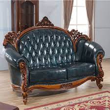 Europe Classic Design Furniture Wood Carved Living Room Leather Sofa Design View Wood Carved Living Room Sofa Oe Fashion Product Details From Foshan Oe Fashio Classic Furniture Design Leather Sofa Living Room Sofa