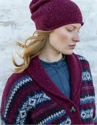 Shawl Collar Fair Isle Cardigan