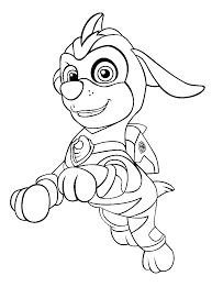 This color book was added on 2020 02 27 in paw patrol coloring page and was printed 223 times by kids and adults. Mighty Zuma Coloring Page Coloring Home