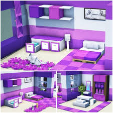 Purple wall paint colours home design cafe living rooms. Cute Purple Room By Mandoomin Minecraft Designs Minecraft Crafts Minecraft Room