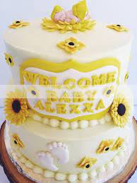 Get the best deals on baby shower cake decorations. Baby Shower Ideas For Girls Diy Games Fun Gender Reveal 21 Super Ideas Sunflower Baby Showers Baby Shower Cakes Girl Baby Shower Cakes