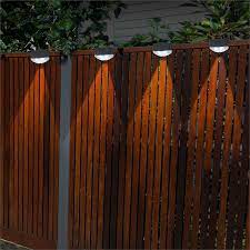 Arlec Led Solar Fence Light 4 Pack Bunnings Warehouse Fence Lighting Solar Fence Lights Solar Lights