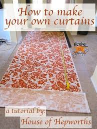 Watch this tutorial today to learn how to sew lined curtains, and create stylish draperies for your home. How To Make Professional Lined Curtain Panels House Of Hepworths Diy Curtains Curtain Tutorial Home Diy