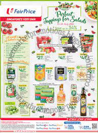 Ntuc Fairprice Fairprice Supermarket Promotion Ntuc Fairprice Toppings For Salads 10 23 August 2018 Perfect Toppings For Salmon Toppings Toppings 10 Things