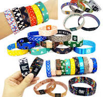 Custom Design Fabric Wristband Nfc Fabric Wristbands Custom Nfc Fabric  Bracelet