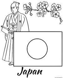 Which tunisia flag image do you need? Japan Flag Samurai Coloring Pages Printable