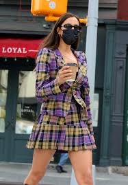 Photographed by arseny jabiev with creative direction by harry nuriev… Irina Shayk Channels Cher Horowitz In Vivienne Westwood Skirt Suit