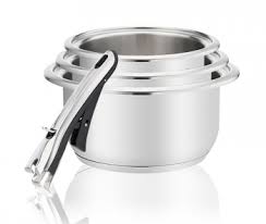 Le set de 4 casseroles select fait partie de la nouvelle gamme de. Lot De 3 Casseroles Maestria 1 Manche Amovible Lagostina Cuisin Store