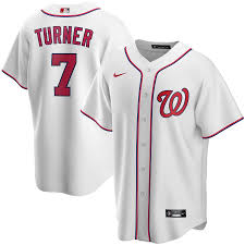 (nick wass / associated press) scherzer reportedly preferred to be traded to one of the three nl. Youth Nike Trea Turner White Washington Nationals Home 2020 Replica Player Jersey