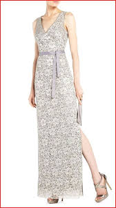 Bcbg Maxazria Silver Nadir Lace Metallic Gown Size 10 Nwt 348 Rackd 34 Lace Evening Dresses Lace White Dress Lace Evening Gowns