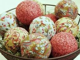 Fabric Decor Balls Fabric Decor Crafty Decor Crafts